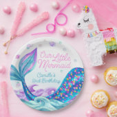 Mermaid Kids Birthday Party Papieren Bordje (Feest)