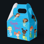 Mermaid Kids Birthday Pool Party Bedankdoosjes<br><div class="desc">Gooi een feestje voor je geliefde kind met dit leuke verjaardagsfeest voor je zeemeerminnen! Ideaal voor een zomerzwemfeest!</div>