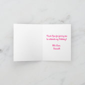 Mermaid Kids Birthday Pool Party Kaart (Binnen)