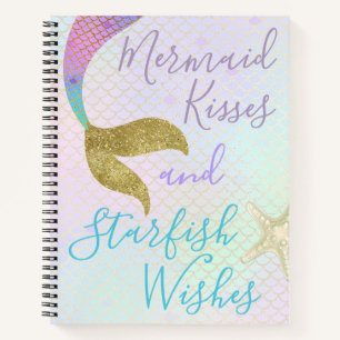 Mermaid Kisses en Starfish Wishes notebook Notitieboek