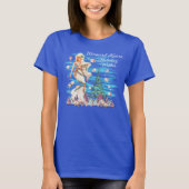 Mermaid Kisses, Holiday Wishes T-Shirt (Voorkant)
