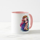 Mermaid koffiemok mok (Voorkant rechts)