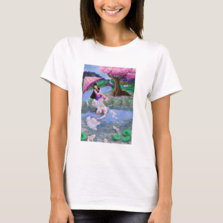 Mermaid Koi landscape T-shirt