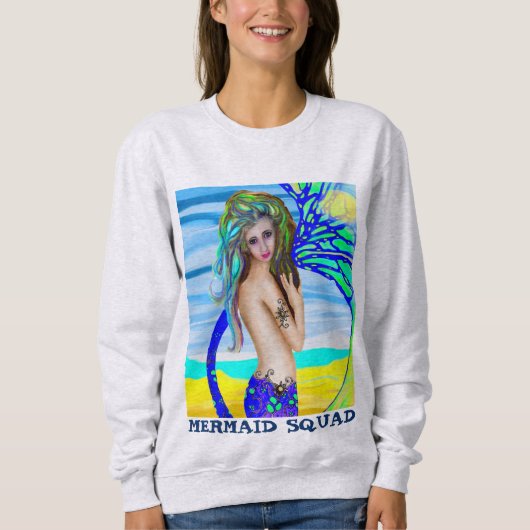 MERMAID Kunst T-Shirts (Voorkant)