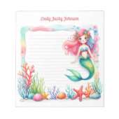 Mermaid Lagoon Notepad Notitieblok (Voorkant)