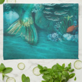 Mermaid Lagoon Theedoek (Gevouwen)