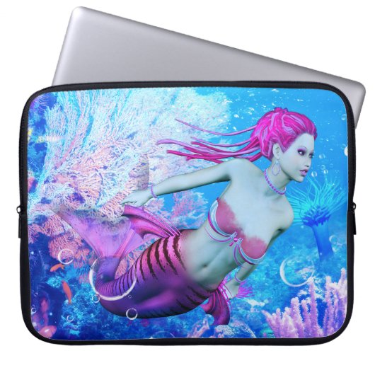Mermaid Laptop Sleeve (Voorkant)