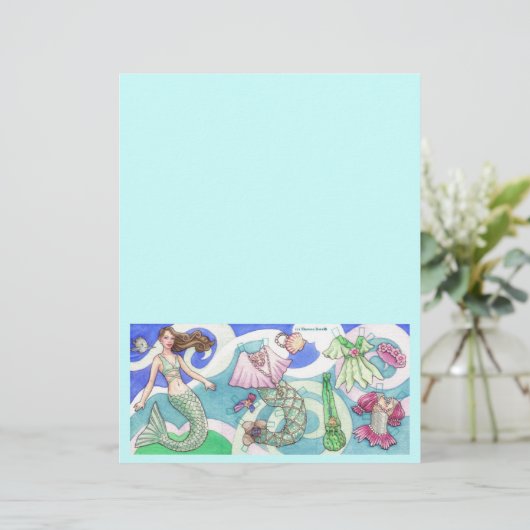 Mermaid Large Stationery (Staand voorkant)