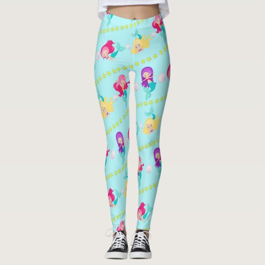 Mermaid Leggings (Voorkant)