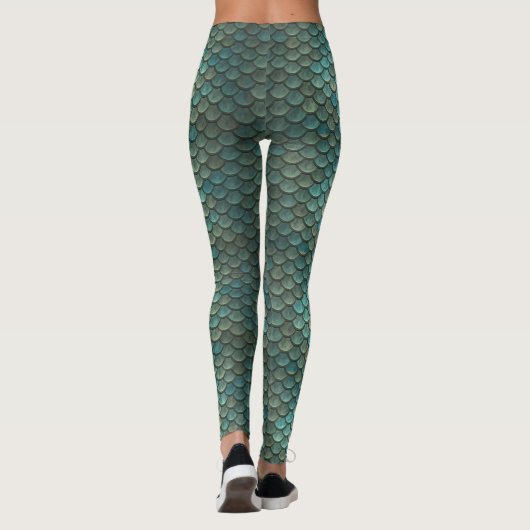 Mermaid leggings (Achterkant)