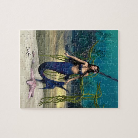 Mermaid Legpuzzel (Horizontaal)