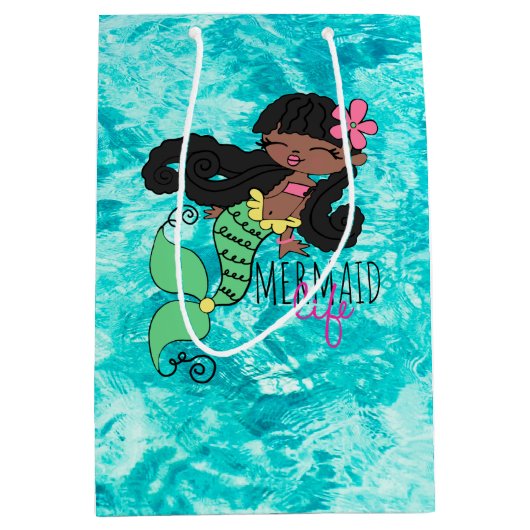 Mermaid Life AA - Medium Gift Bag Medium Cadeauzakje (Voorkant)