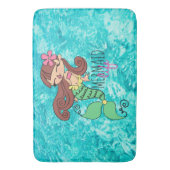 Mermaid Life Bath Mat (Voorkant Verticaal)