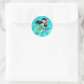 Mermaid Life BH Classic Round Sticker (Tas)