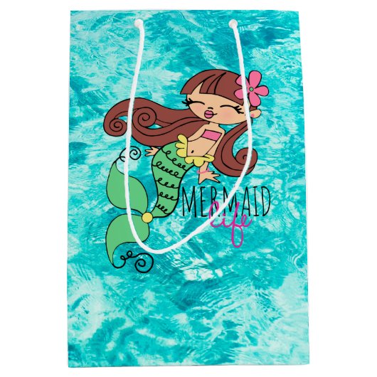 Mermaid Life BR - Medium Gift Bag Cadeauzakje (Voorkant)