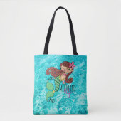 Mermaid Life Canvas tas (Voorkant)