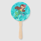 Mermaid Life Hand Fan Handwaaier (Voorkant)