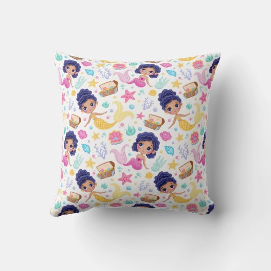 Mermaid Life Monogrammed Sierkussen (Achterkant)