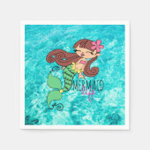 Mermaid Life Paper Napkins Servetten (Voorkant)