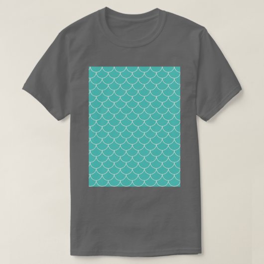 Mermaid life pattern t-shirt (Design voorkant)