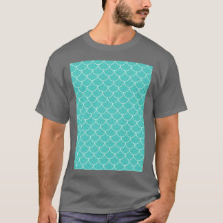 Mermaid life pattern t-shirt