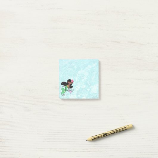Mermaid Life Post-it® Notes (Op bureau)