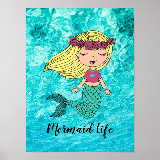 Mermaid Life Poster (Voorkant)