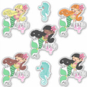 Mermaid Life Stickers (Voorkant)
