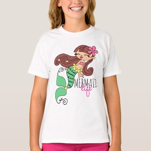 Mermaid Life T-Shirt (Voorkant)