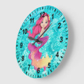 Mermaid Life Wall klok (Hoek)