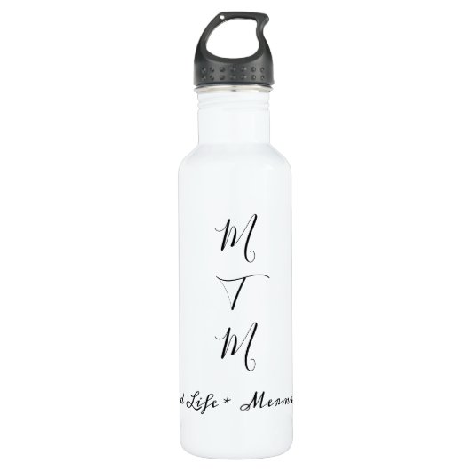 Mermaid Life Water Bottle beroemd gemaakt door MTM Waterfles (Voorkant)