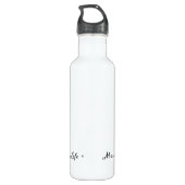 Mermaid Life Water Bottle beroemd gemaakt door MTM Waterfles (Achterkant)