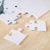 Mermaid Lighthouse Coastal Watercolor Scene Legpuzzel (Zijkant)