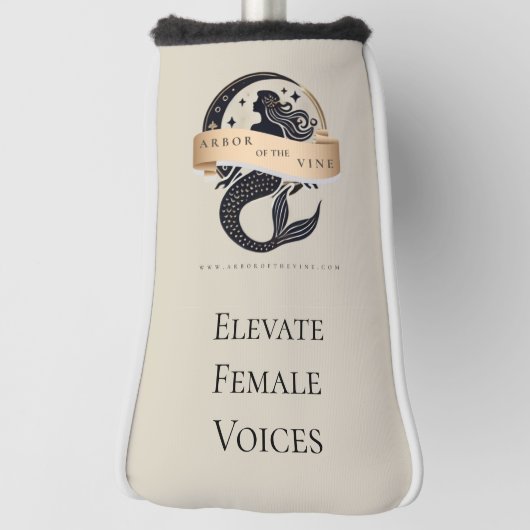 Mermaid Logo Golf Head Hoesje Golfheadcover (Draai 90)