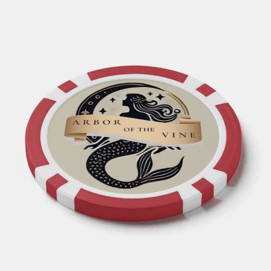 Mermaid Logo Poker Chip (Enkel)