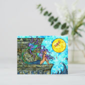 Mermaid Longing Briefkaart (Staand voorkant)