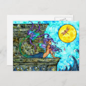 Mermaid Longing Briefkaart (Voorkant / Achterkant)