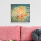 Mermaid Love grotto Canvas Afdruk (Insitu (Woonkamer))