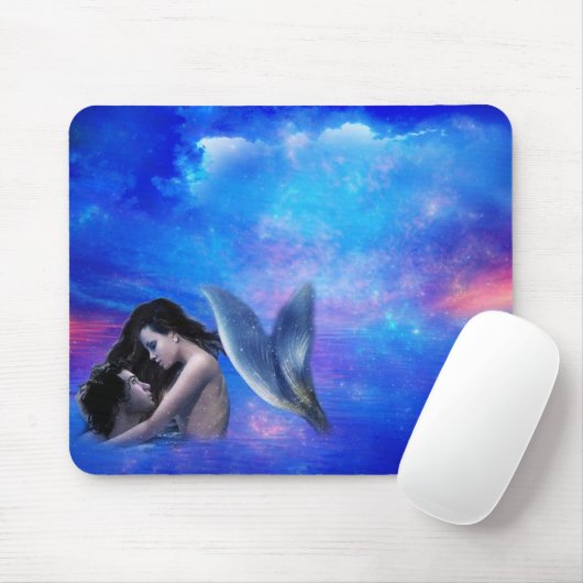 Mermaid Love Mousepad Muismat (Met muis)