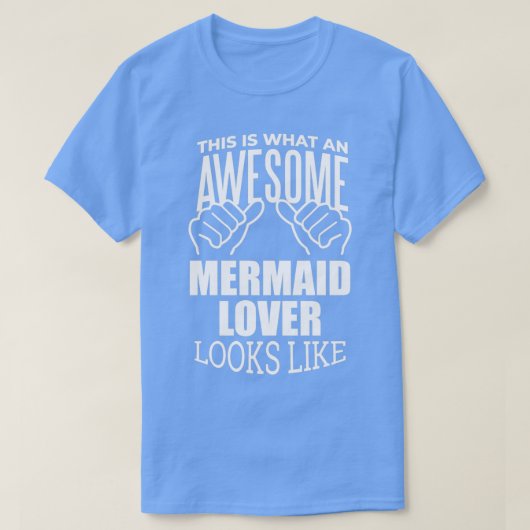 Mermaid Lover Funny Gift Design T-shirt (Design voorkant)