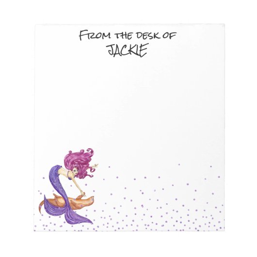 Mermaid Lover van de bureau van de persoonlijke la Notitieblok (Voorkant)