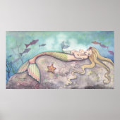 Mermaid Lullaby Moeder en Baby Poster (Voorkant)