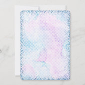 Mermaid Ma Baby Shower-uitvindingen Kaart (Achterkant)