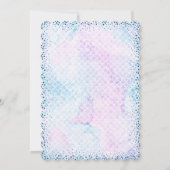 Mermaid Ma Baby Shower-uitvindingen Kaart (Achterkant)