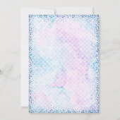 Mermaid Ma Baby Shower-uitvindingen Kaart (Achterkant)