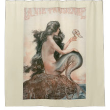  mermaid Magazine Hoesje Shower Curtain