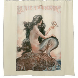  mermaid Magazine Hoesje Shower Curtain Douchegordijn