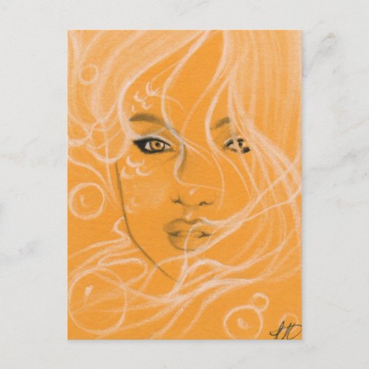 Mermaid Magic Briefkaart (Voorkant)