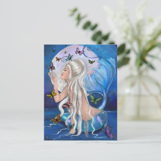 "Mermaid Magic"-briefkaart Briefkaart (Staand voorkant)