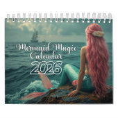 Mermaid Magic Calendar 2026 Kalender (Hoes)